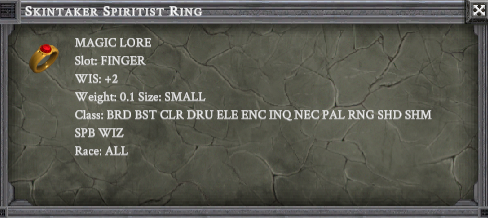 SKINTAKER SPIRITIST RING item card